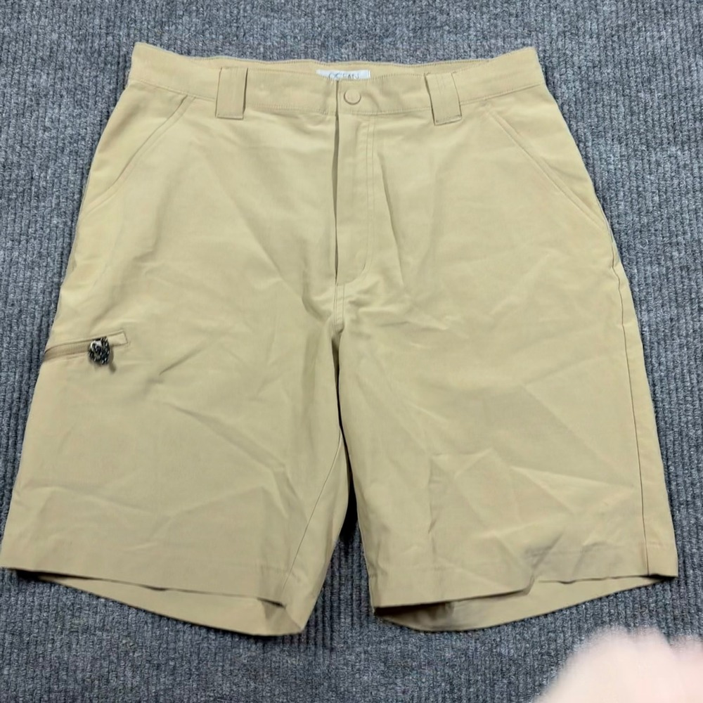 Ocean Coast Shorts Mens 32 Tan Hybrid Performance Khaki Hiking Fishing